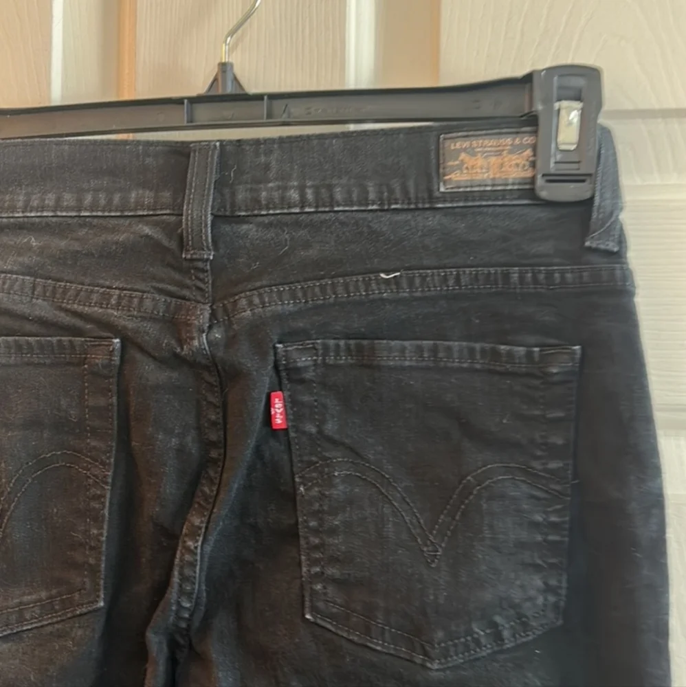 LEVI'S PERFECTLY SLIMMING BLACK BOOT CUT 512 JEANS SIZE 12P